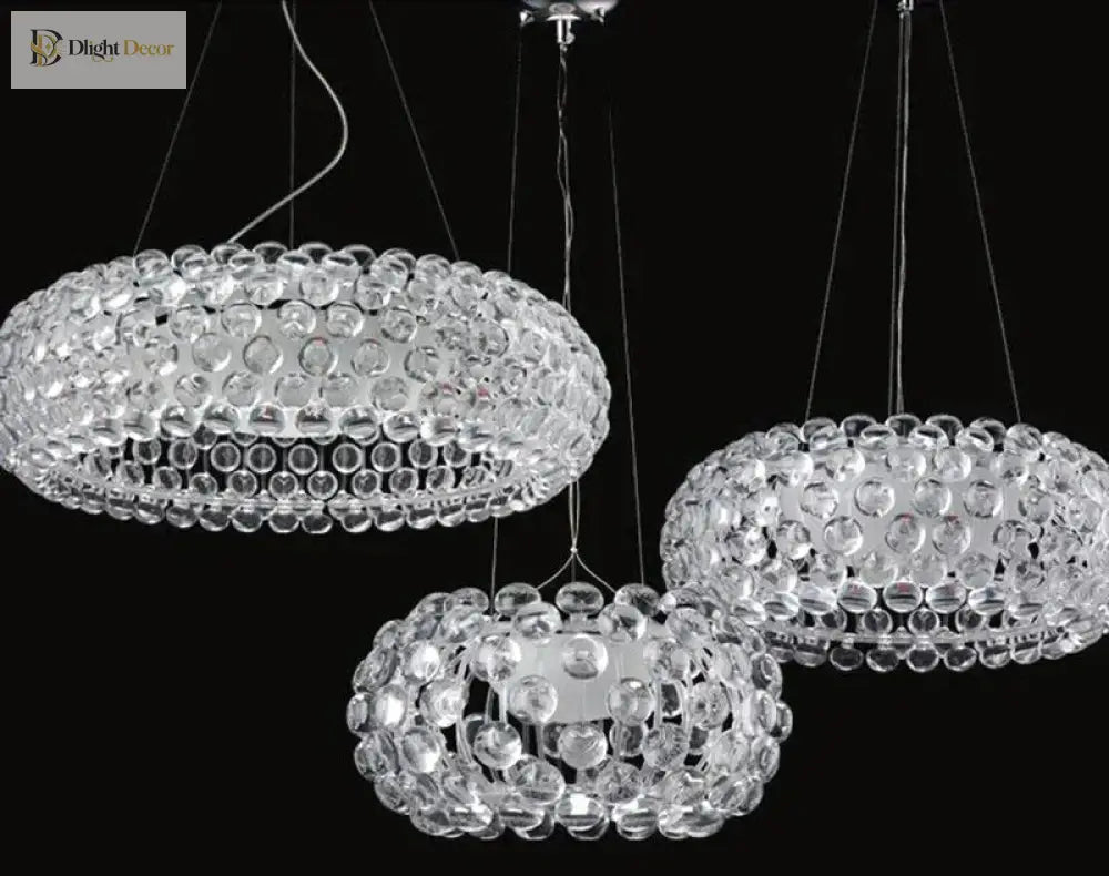 Modern Glass Chandelier | Modern Dining Room Lighting