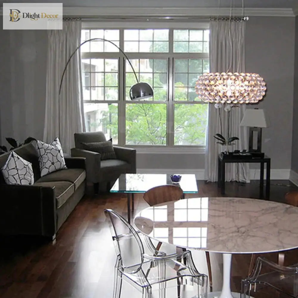 Modern Glass Chandelier | Modern Dining Room Lighting