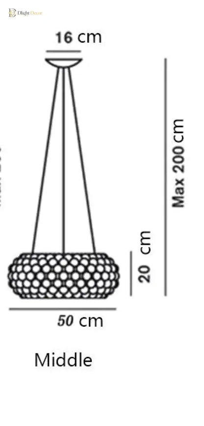 Modern Glass Chandelier | Modern Dining Room Lighting
