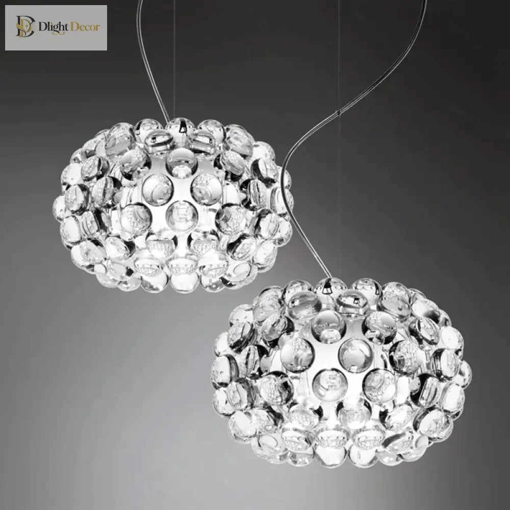 Modern Glass Chandelier | Modern Dining Room Lighting