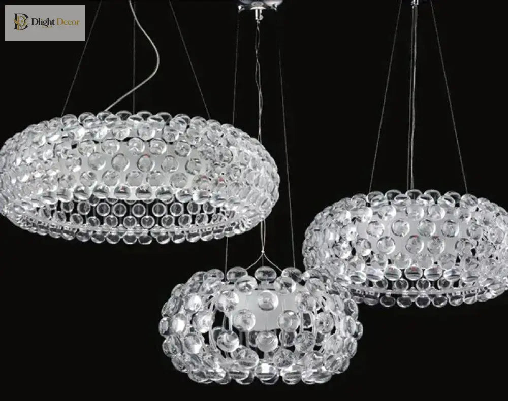 Modern Glass Chandelier | Modern Dining Room Lighting