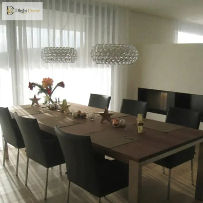 Modern Glass Chandelier | Modern Dining Room Lighting