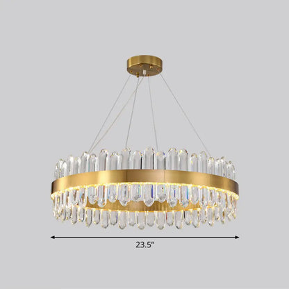 Modern Gold Chandelier | Dining &amp; Kitchen Lighting