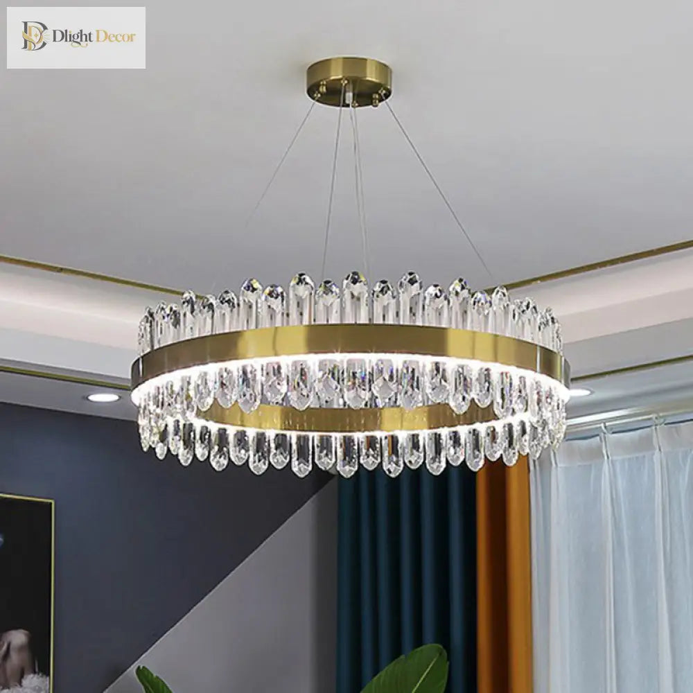 Modern Gold Chandelier | Dining &amp; Kitchen Lighting