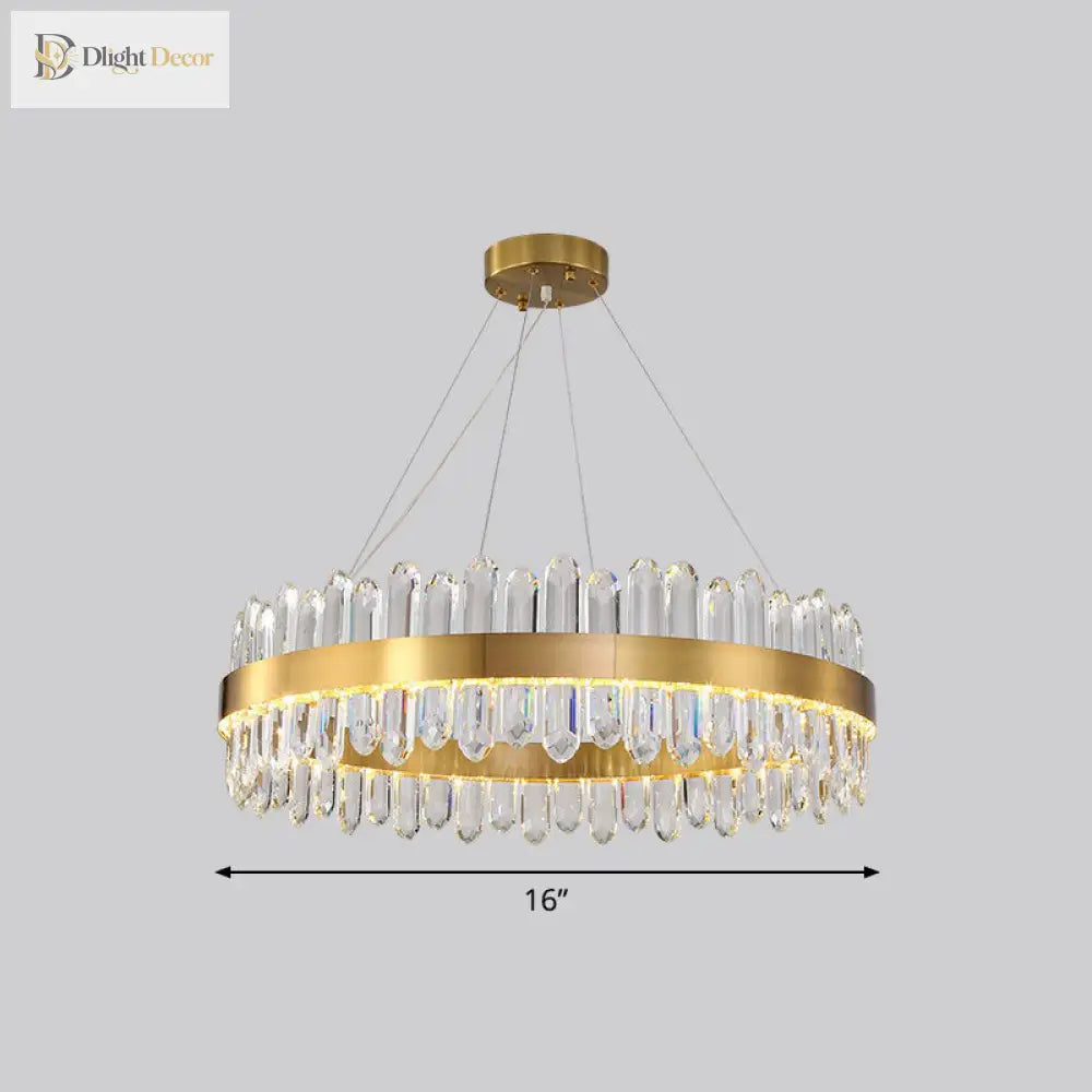 Modern Gold Chandelier | Dining &amp; Kitchen Lighting