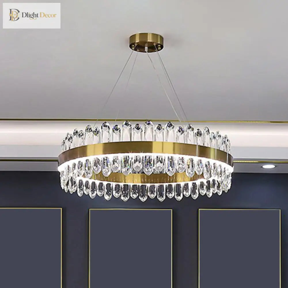 Modern Gold Chandelier | Dining &amp; Kitchen Lighting