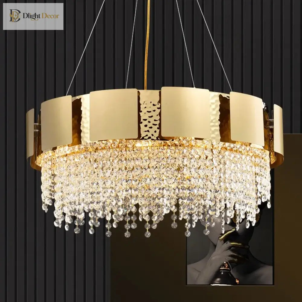 Modern Gold Chandelier | Dining Room Home Lighting