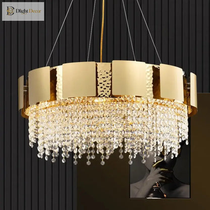 Modern Gold Chandelier | Dining Room Home Lighting