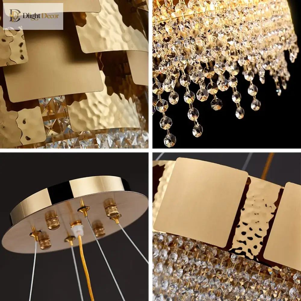 Modern Gold Chandelier | Dining Room Home Lighting