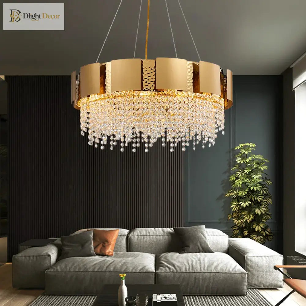 Modern Gold Chandelier | Dining Room Home Lighting