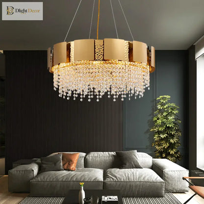 Modern Gold Chandelier | Dining Room Home Lighting