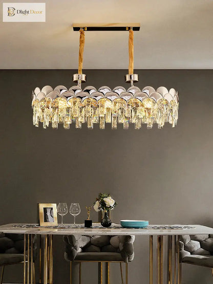 Modern Gold Chandelier | Modern Dining Room Lighting
