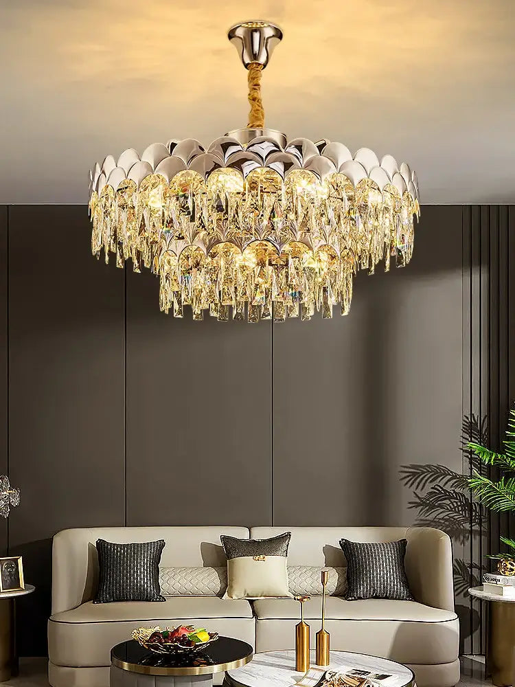 Modern Gold Chandelier | Modern Dining Room Lighting