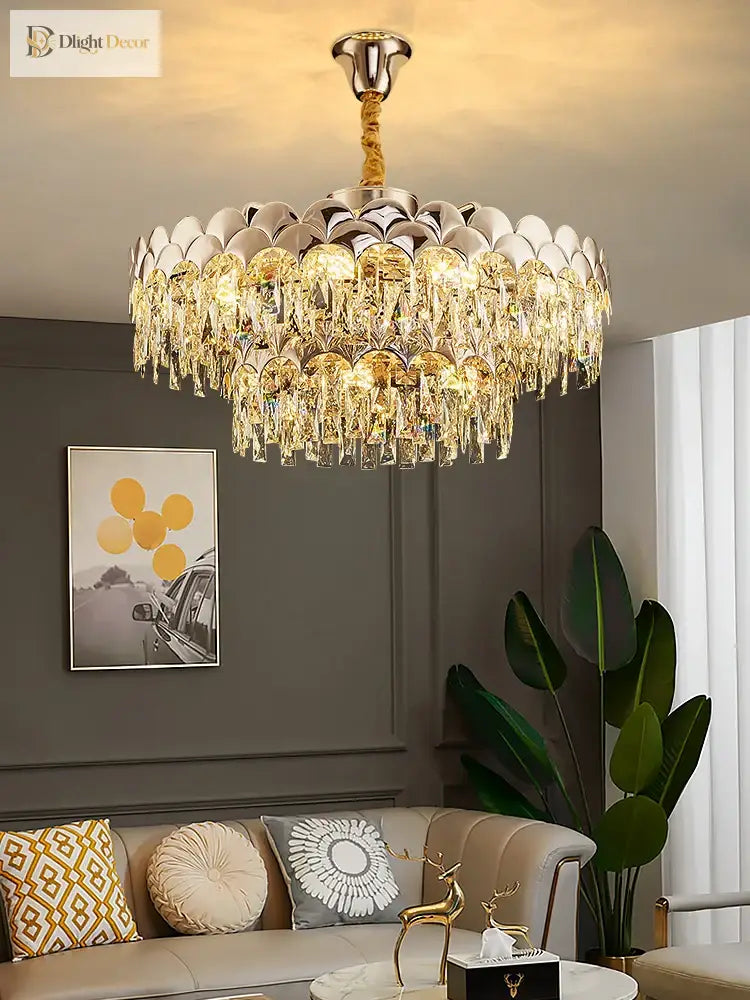 Modern Gold Chandelier | Modern Dining Room Lighting