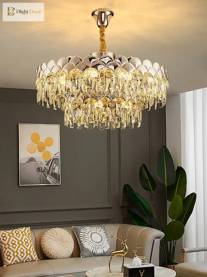 Modern Gold Chandelier | Modern Dining Room Lighting