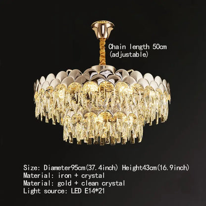 Modern Gold Chandelier | Modern Dining Room Lighting