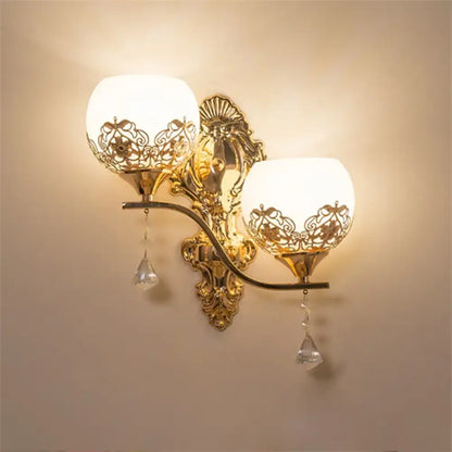 Modern Gold Wall Sconce | Bedroom &amp; Bedside Lighting
