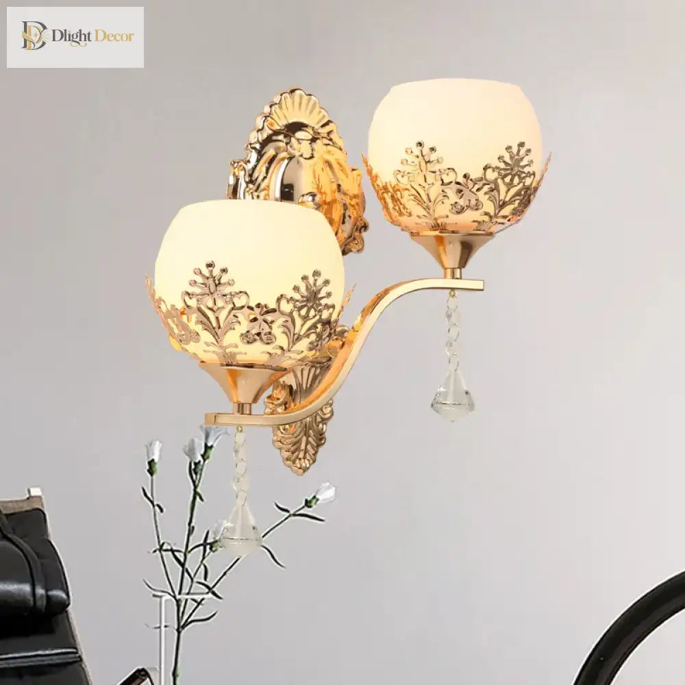Modern Gold Wall Sconce | Bedroom &amp; Bedside Lighting