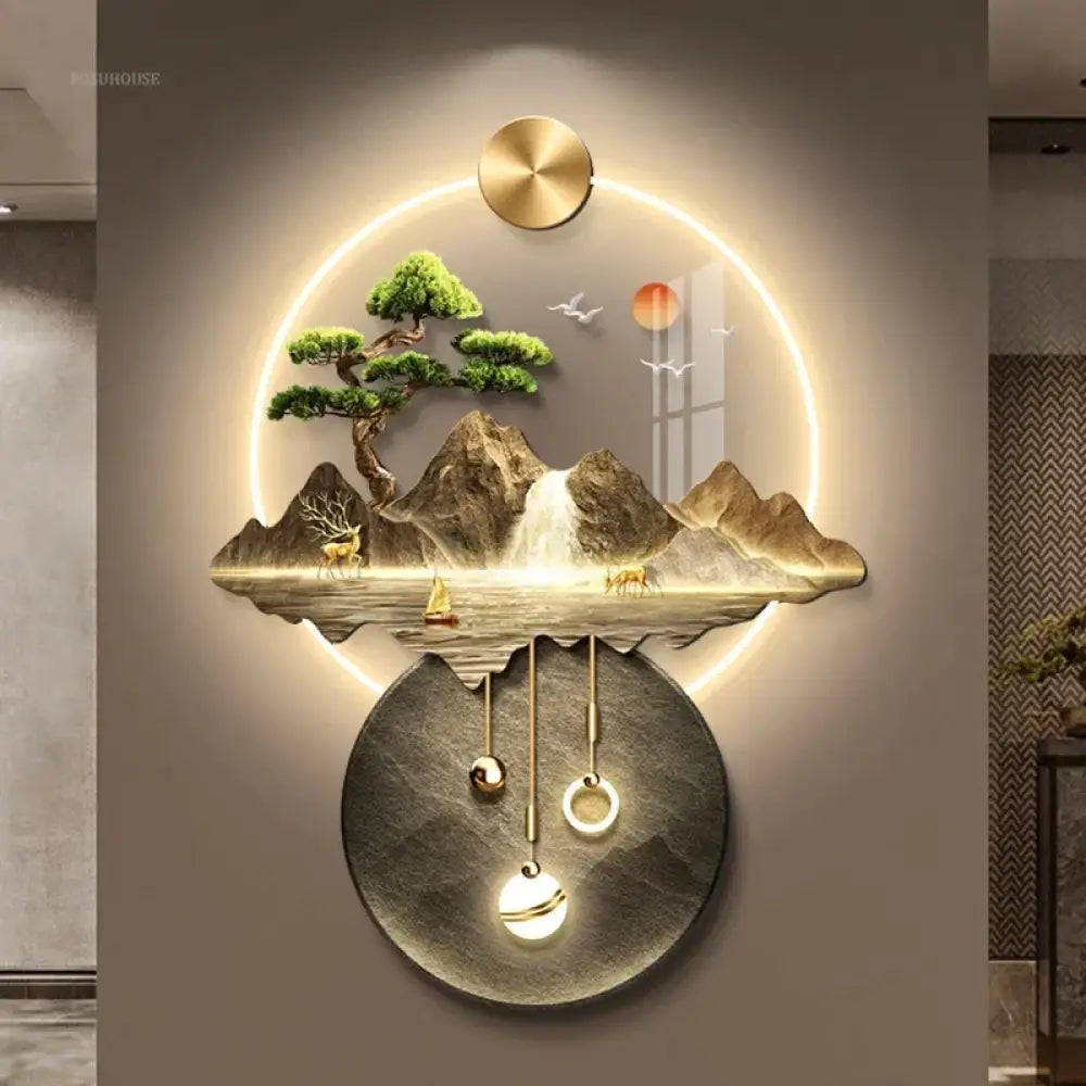 Modern LED Wall Art Light | Hallway &amp; Entry Home Lighting