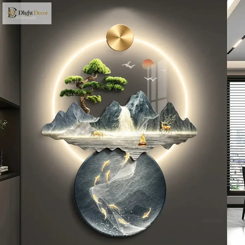 Modern LED Wall Art Light | Hallway &amp; Entry Home Lighting