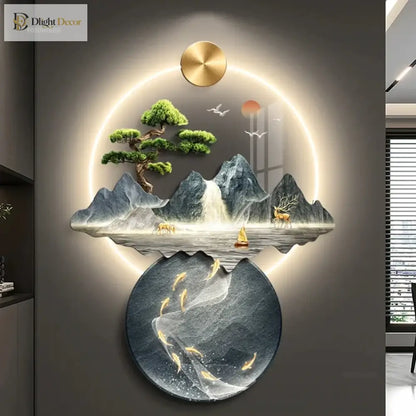 Modern LED Wall Art Light | Hallway &amp; Entry Home Lighting