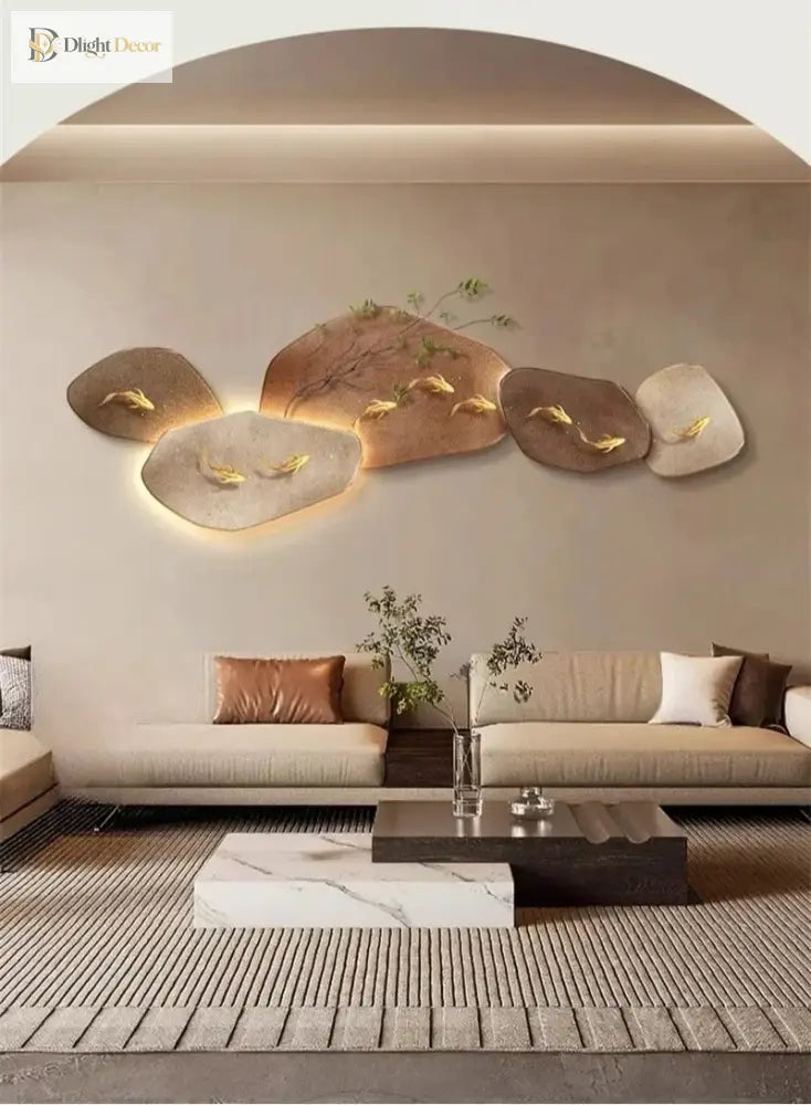 Modern LED Wall Art Light | Modern Interior Lighting