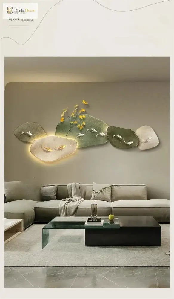 Modern LED Wall Art Light | Modern Interior Lighting