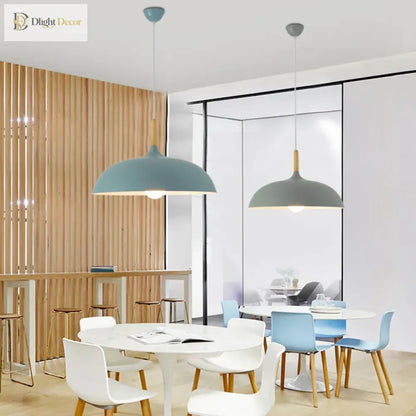 Modern Wood Pendant Light | Modern Dining Room Lighting