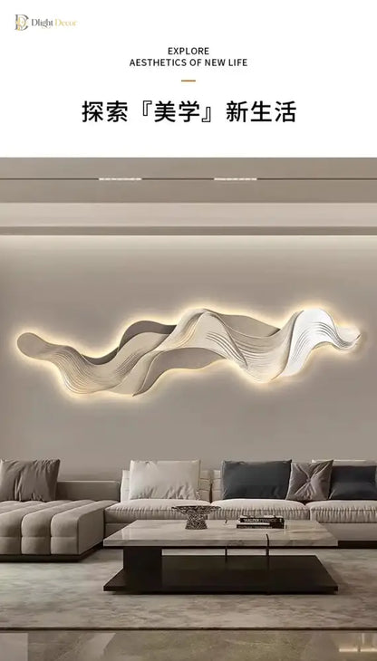 Mountain LED Wall Art Light | Modern Interior Lighting