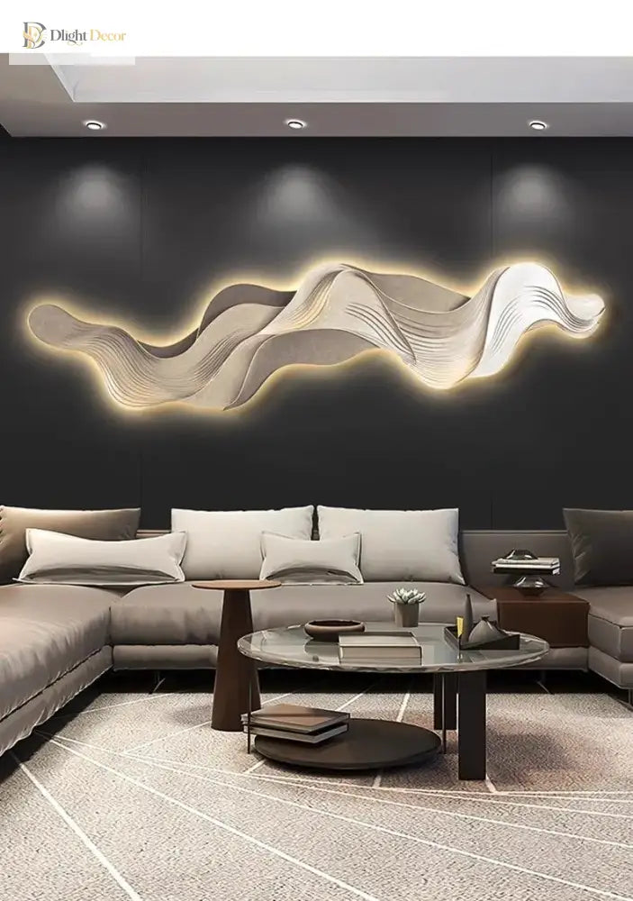 Mountain LED Wall Art Light | Modern Interior Lighting