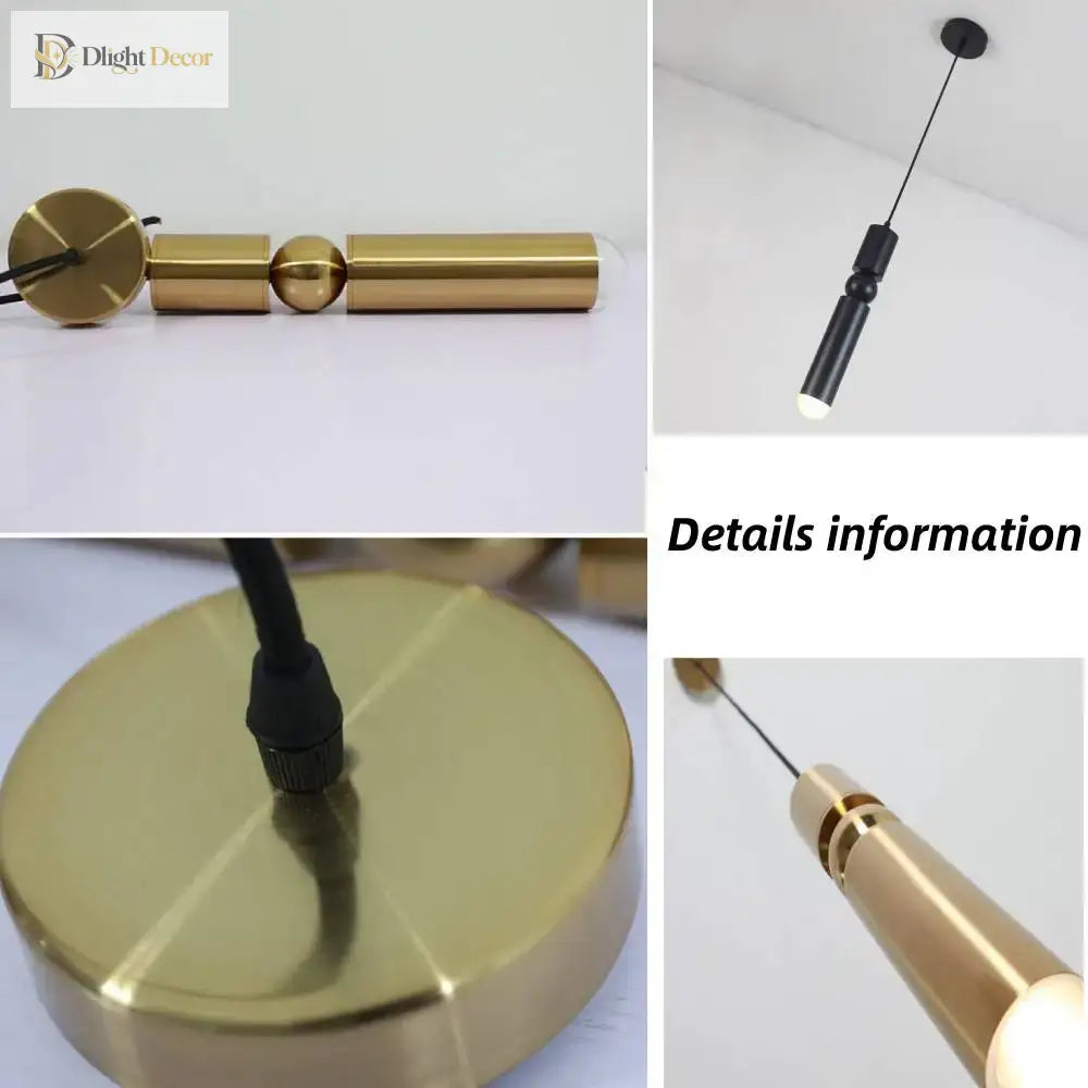 Nordic Brass Chandelier | Bedroom &amp; Bedside Lighting