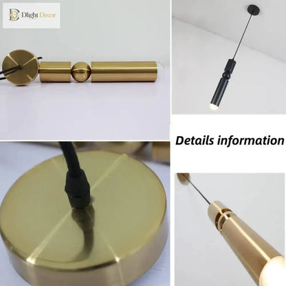 Nordic Brass Chandelier | Bedroom &amp; Bedside Lighting