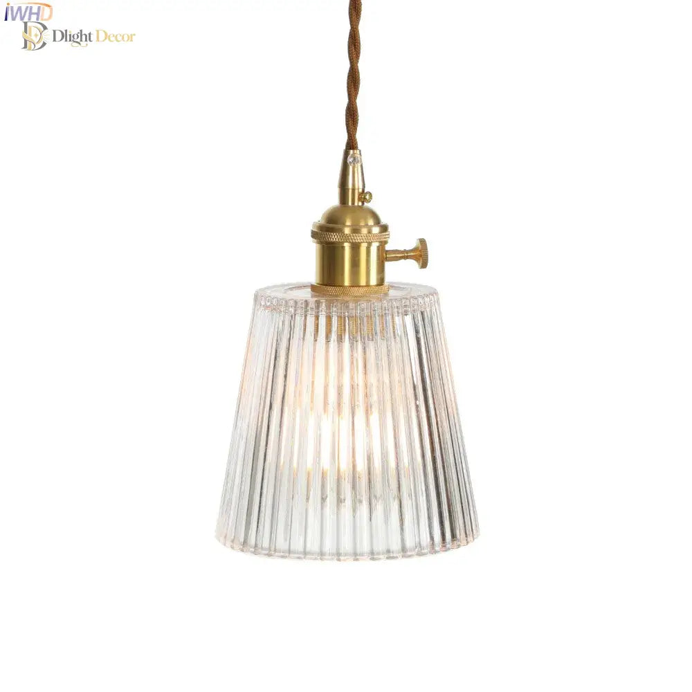 Nordic Copper Glass Pendant Light | Dining Room Lighting