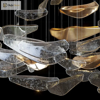 Nordic Crystal Chandelier | Modern Dining Room Lighting