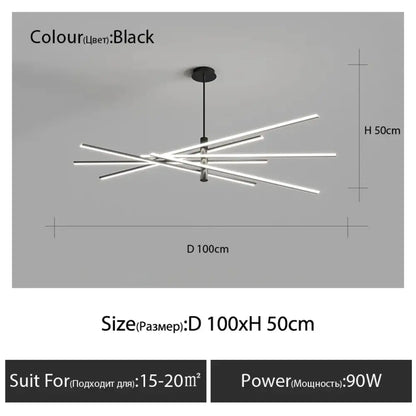 Nordic Minimalist Chandelier | Dining Room Home Lighting