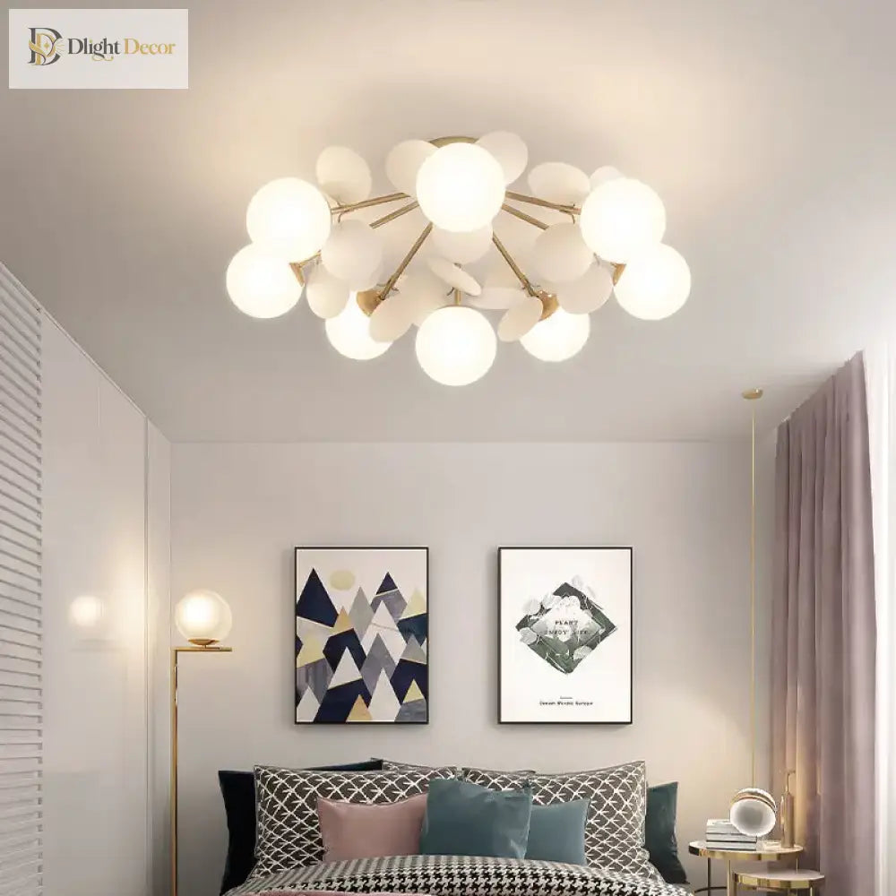 Nordic Modern Ceiling Light | Bedroom &amp; Bedside Lighting