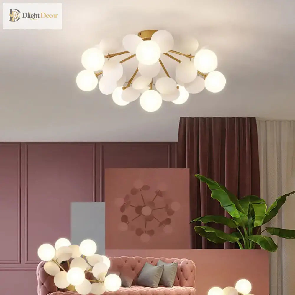 Nordic Modern Ceiling Light | Bedroom &amp; Bedside Lighting