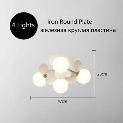 Nordic Modern Ceiling Light | Bedroom &amp; Bedside Lighting
