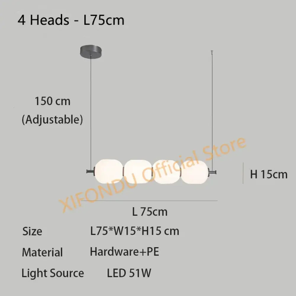 Nordic Modern Chandelier | Modern Dining Room Lighting