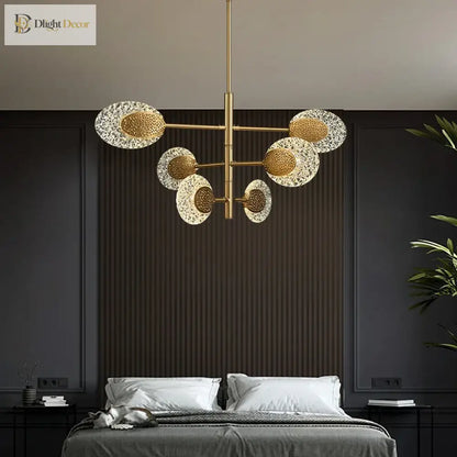 Nordic Modern Glass Chandelier | Dining Room Home Lighting