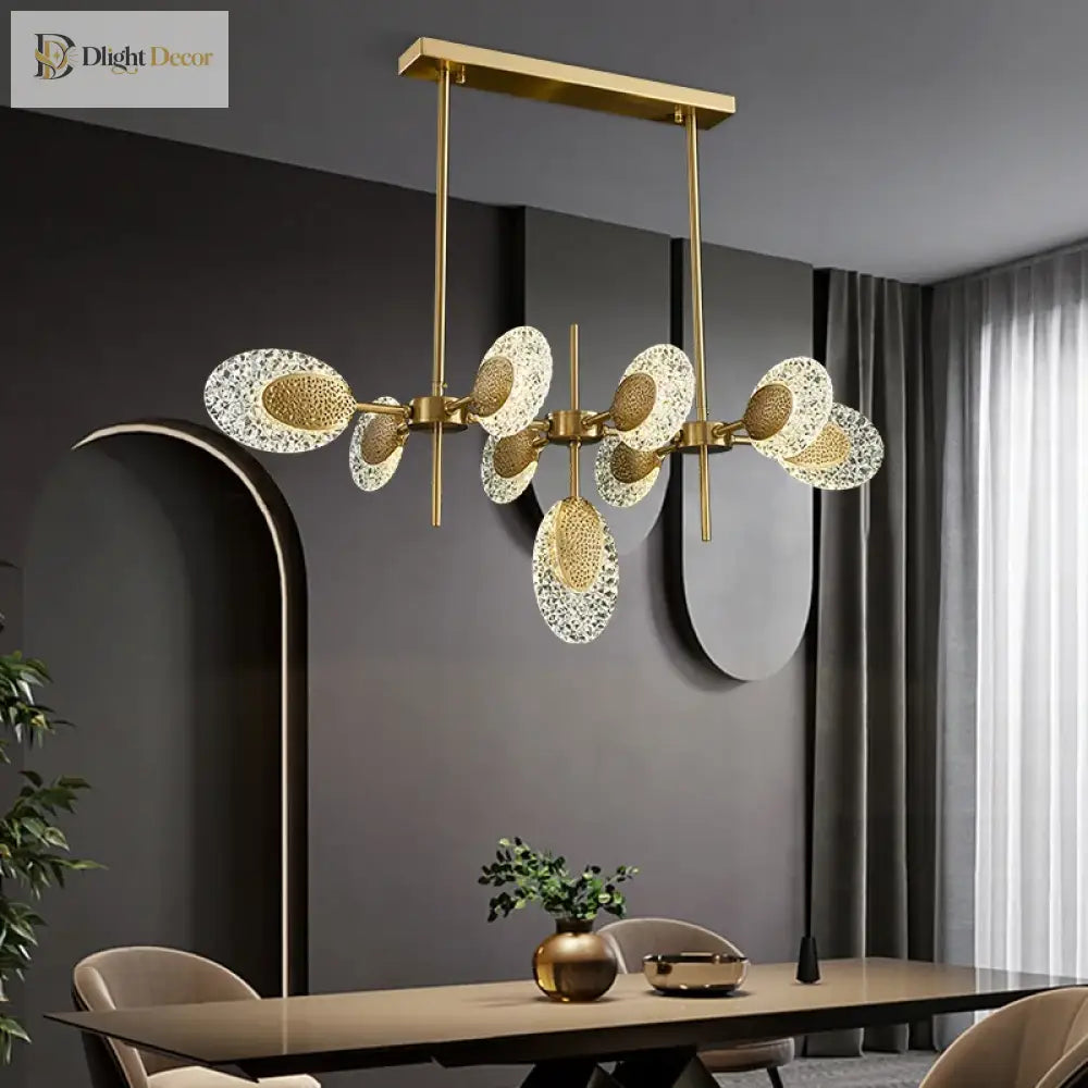 Nordic Modern Glass Chandelier | Dining Room Home Lighting