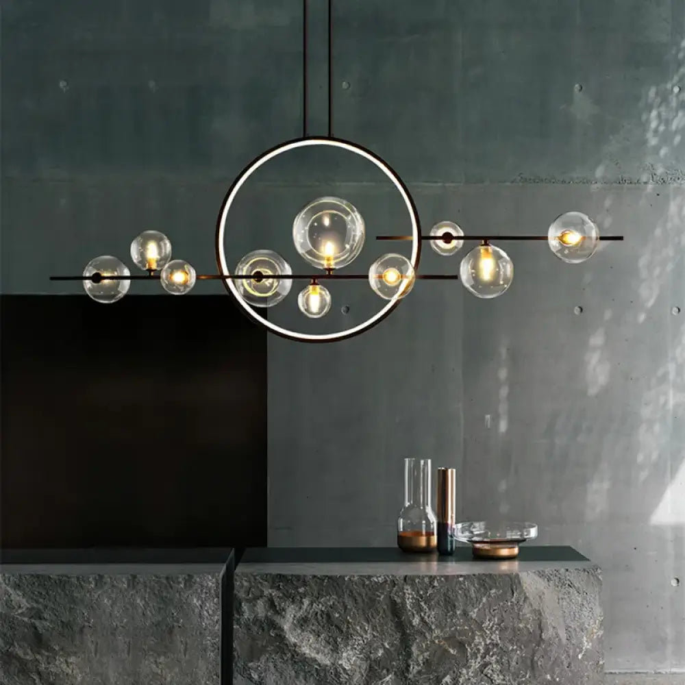 Nordic Modern Glass Pendant Light | Dining Room Lighting