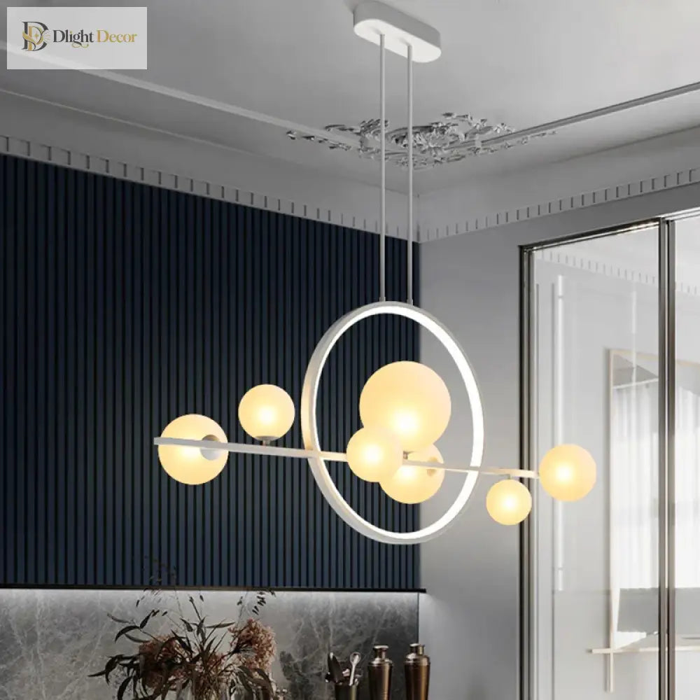Nordic Modern Glass Pendant Light | Dining Room Lighting