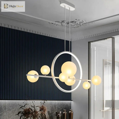 Nordic Modern Glass Pendant Light | Dining Room Lighting