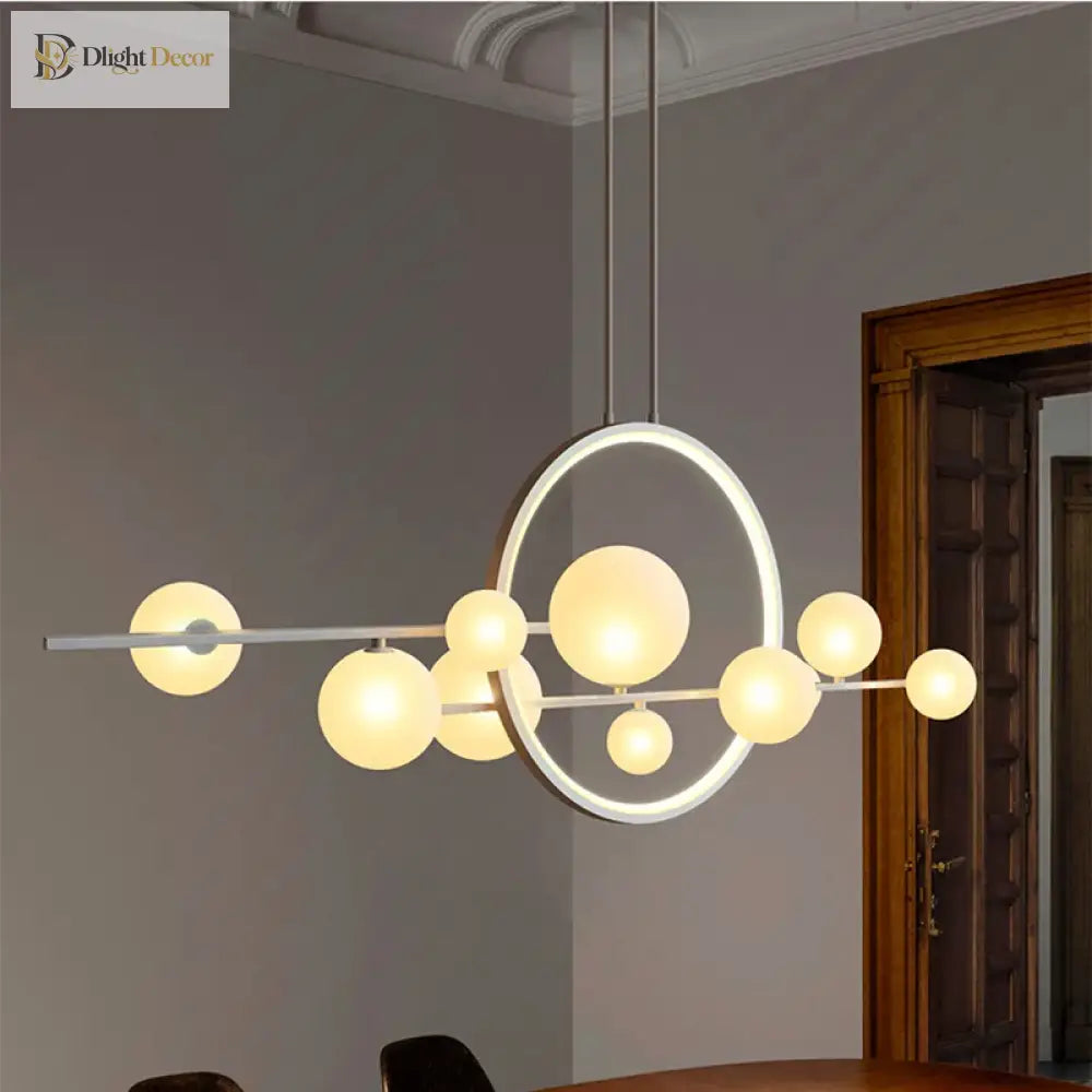 Nordic Modern Glass Pendant Light | Dining Room Lighting
