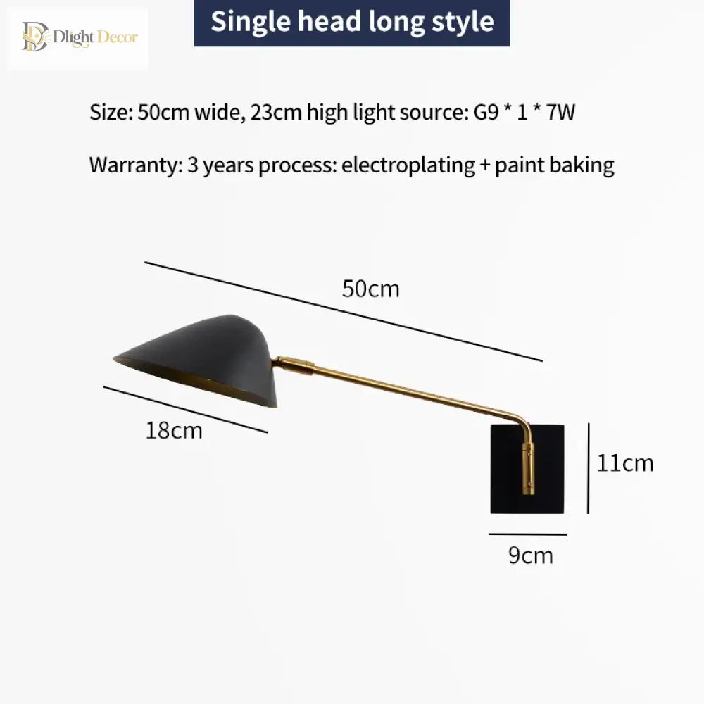 Nordic Wall Sconce | Modern Bedroom &amp; Bedside Lighting