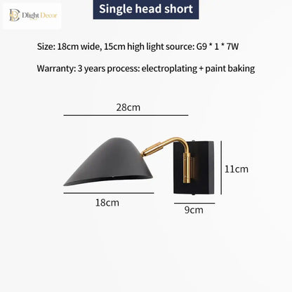 Nordic Wall Sconce | Modern Bedroom &amp; Bedside Lighting
