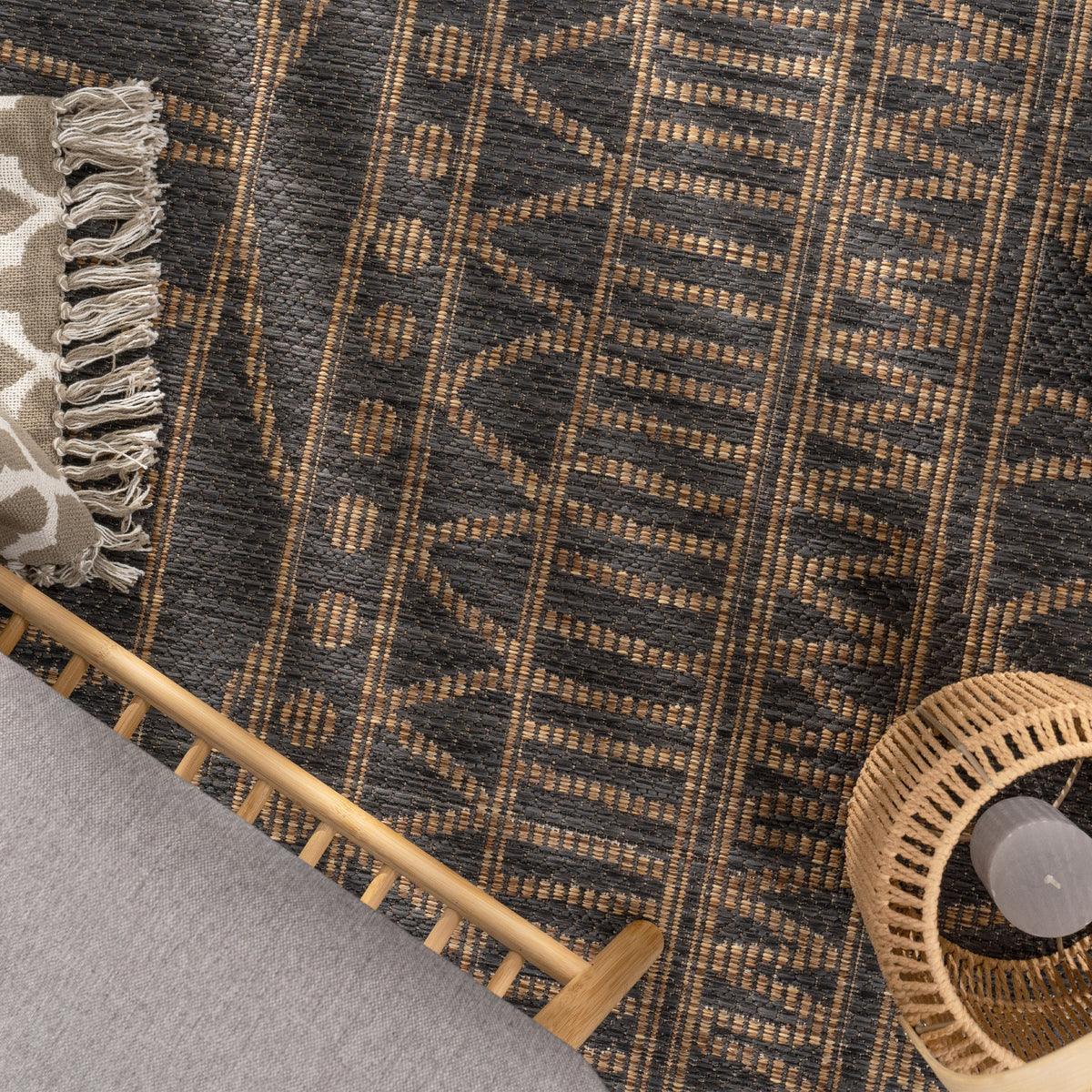 Indoor &amp; Outdoor Rug Modern Ethnic Pattern