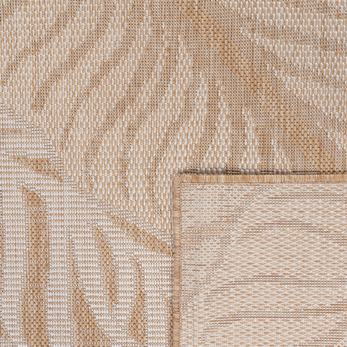 Indoor &amp; Outdoor Rug Captera with Leaves Design
