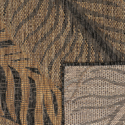 Indoor &amp; Outdoor Rug Captera with Leaves Design